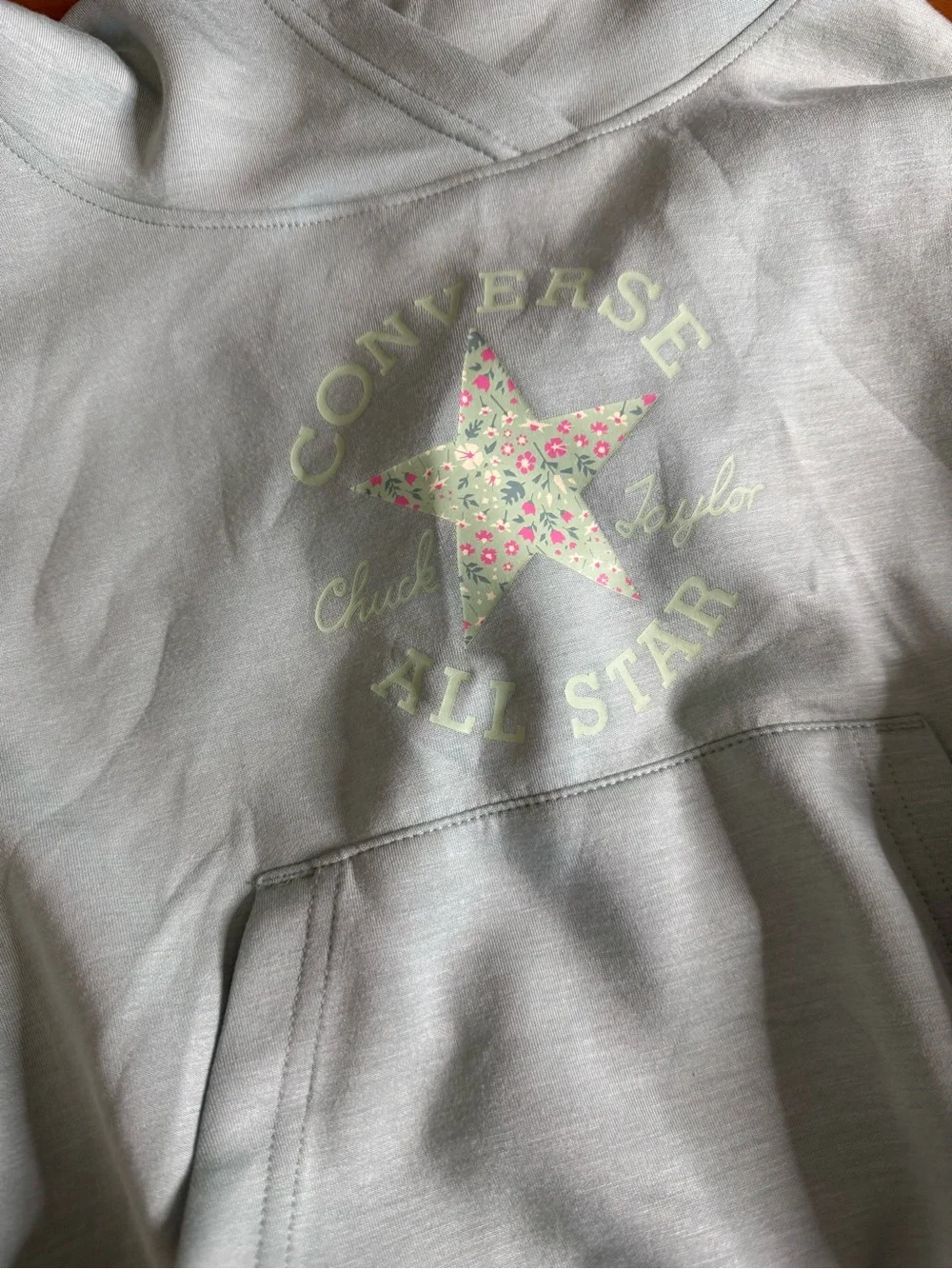 Converse Girls Sage Green Hoodie & Joggers Set - Mint Size 5/6
